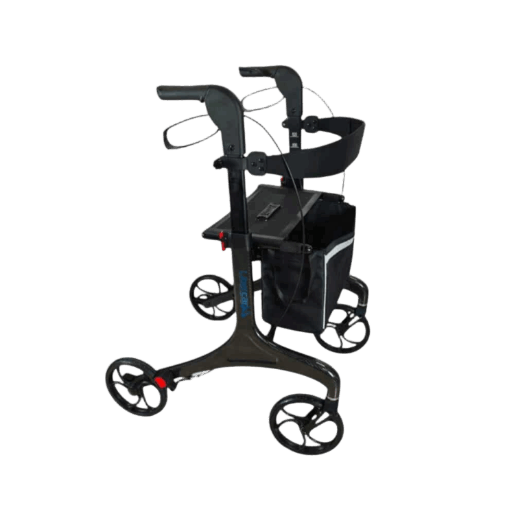 Kulfiber / carbon moderne letvægts rollator
