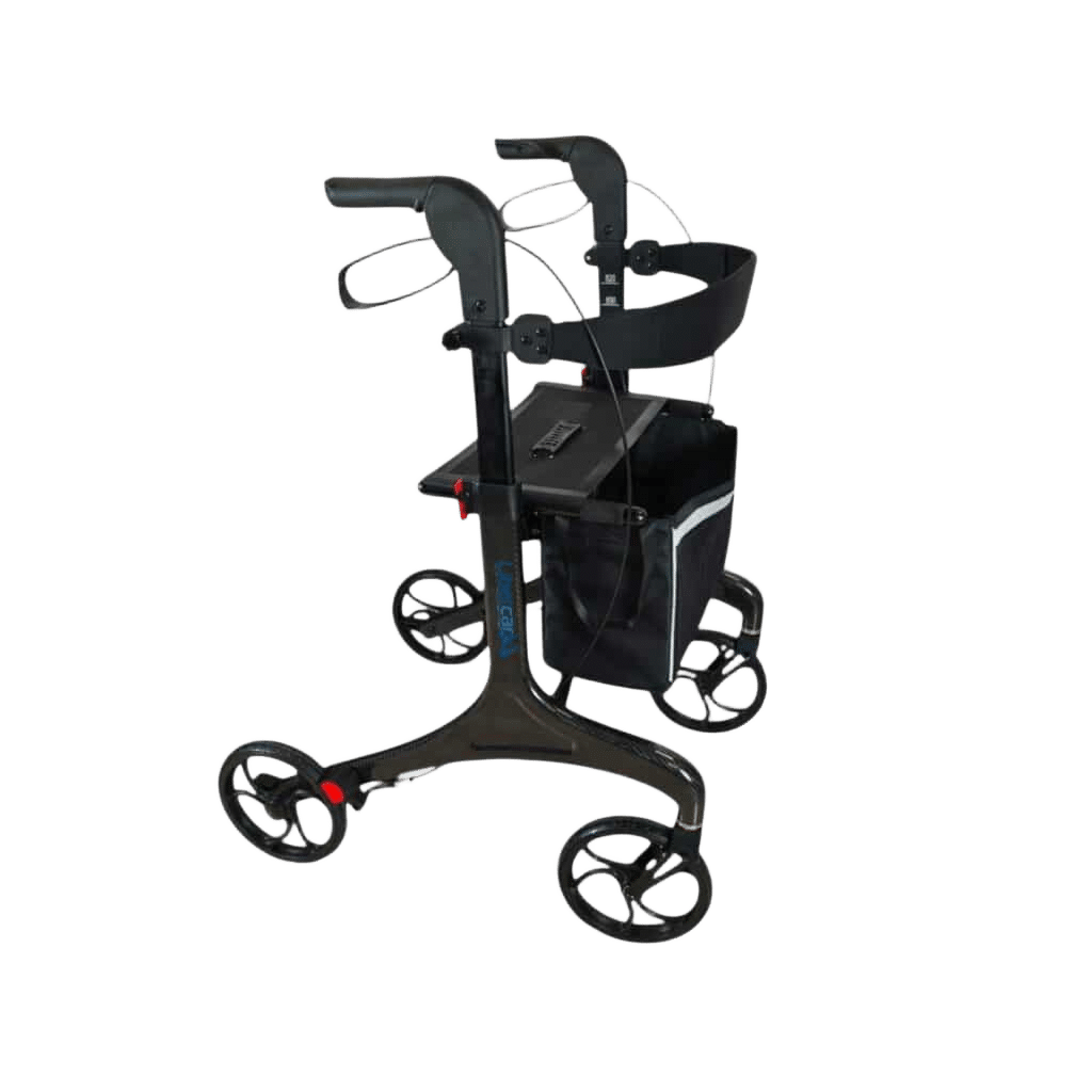Kulfiber / carbon moderne letvægts rollator