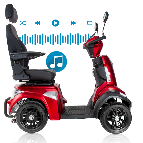 Madagaskar - Top Klasse 4 Hjulet Scooter - 15 KM/T - Image 10